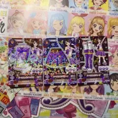 アイカツ！　紫吹蘭　SP　パープルトルテ コーデ　3枚セット