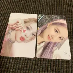 TWICE サナ トレカ Formula of Love ラキドロ 2枚セット