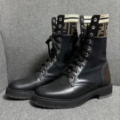フェンディ FENDI ロココ レザーストレッチブーツ 36 （23cm）