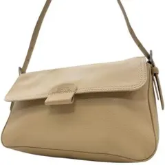 美品　ロンシャン　ワンショルダーバッグ　レザー　ロゴ　肩掛け◎