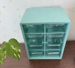 フライングタイガー　クラフトオーガナイザー　収納ボックス　グリーン