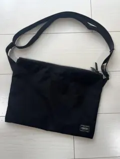 PORTER ブラックナイロンサコッシュ　状態◎