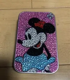 ミニーマウス　ブリキ缶ミニケース