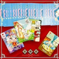 希少インディーズデッキ✨珍しい円形カード✨美しく優しい水彩画の