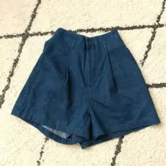 【abc une face】ショートパンツ(Ｆ)ブルー デニム ショーパンのサムネイル