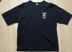 HEAVY WEIGHT 6.8oz BIKER LOGO Tシャツ 黒