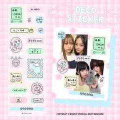 BORAMI♡ฅ•ω•ฅNo.282 ステッカー シール  韓国作家