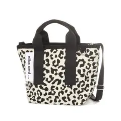 【新品】niko and... ニコロゴキャンバスショルダーバッグ/トートバッグ
