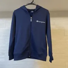 Champion キッズ ジップパーカー ネイビー 150