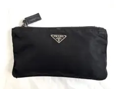 PRADA プラダ ブラック ナイロン フラグメントケース ポーチ 小物入れ
