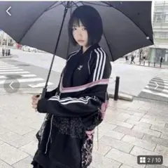 【名作】adidas スーパースター トラックジャケット ブラック ホワイト S