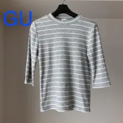 GU(ジーユー) ボーダー　トップス　カットソー