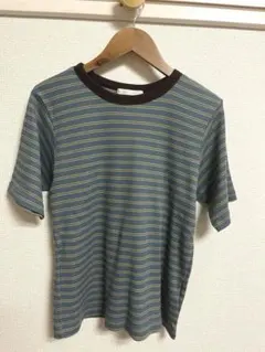 ボーダーリンガーTシャツ　エヘカソポ　ehkasopoのサムネイル