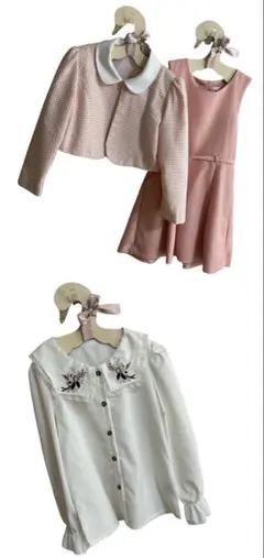 ❤️130❤️3点セット❤️フォーマル❤️入学式❤️入園式❤️卒業式❤️卒園式❤️発表会❤️