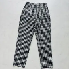 ZARA パンツ ギンガムチェック Sサイズ（A779）
