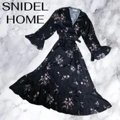 新品タグ付き SNIDEL 24SS フリルガウンワンピース 花柄 Aライン