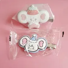mikkoふわっとフロッキー クリップ&ぷっくりラバーヘアピン チュー前髪ミッコ