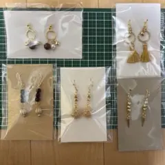大人可愛いシンプルピアス5ペアセットまとめ売り