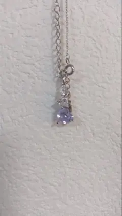 ハート型ストーンネックレス