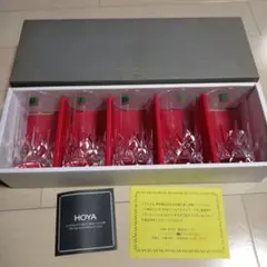 HOYA クリスタルグラス 5個セット