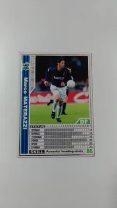 ICONS社　サッカー　マルコ・マテラッツィ　直筆サインユニフォーム ICONS社 サッカー マルコ・マテラッツィ 直筆サインユニフォーム