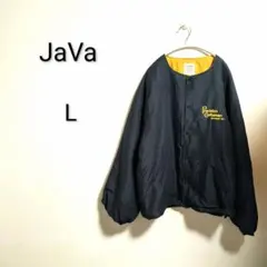 S1166 ジャバ JaVa ジャケット ブルゾン ノーカラー ジャンバー L