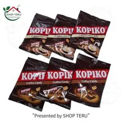 KOPIKO コピコ コーヒーキャンディ 2種セット カプチーノ3袋ブラック3袋のサムネイル
