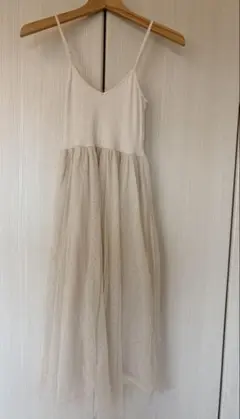 大人気　gelato pique キャミワンピース アイボリー