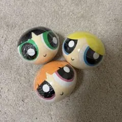 パワーパフガールズ ガチャガチャ ブロッサム バブルス バターカップ 3点セット