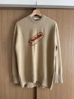 pheeny ホットドッグ柄　ニット　セーター　BOYSサイズ　レディースメンズ