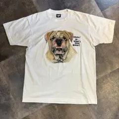 90sUSA製 TACO BELL 犬プリント半袖Tシャツ フェードブラックM. - メルカリ