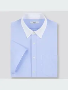 UNIQLOドライイージーケアコンフォートクレリックシャツ（半袖・ボタンダウン）のサムネイル