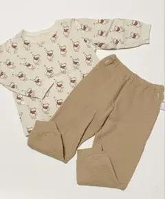 UNIQLO プーさん 110cm パジャマセット
