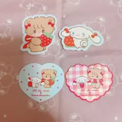 サンリオ Lil ala mode 当たりくじ ステッカー シナモロール ラテ