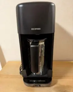 《送料込》アイリスオーヤマ コーヒーメーカー ドリップ式 ブラック 美品 珈琲のサムネイル