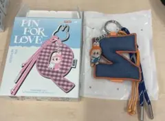 ラブブ PIN FOR LOVE イニシャル キーリング ペンダント 【Z】