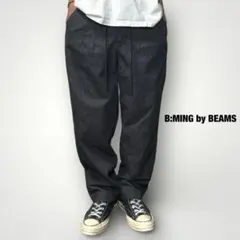 B:MING by BEAMS イージーデニムトラウザーブラックジーンズ L