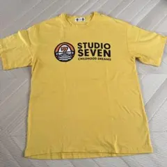 STUDIO SEVEN × GUのコラボTシャツ　Sサイズ イエローのサムネイル