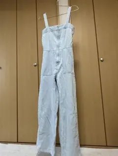 AZUL ライトブルー デニムオーバーオール