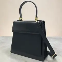 【極美品】Yves Saint Laurent ハンドバッグ 2WAY ブラックのサムネイル