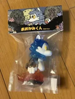 おおかみくん モノクロ ソフビ あらいきりこ ブラック - メルカリ