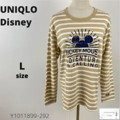 UNIQLO Disney コラボ トップス カットソー 長袖 ミッキーマウス