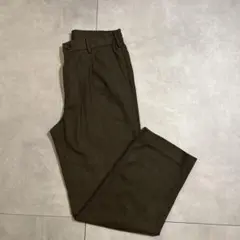 ユニクロ　メンズ　ブラウン スラックス