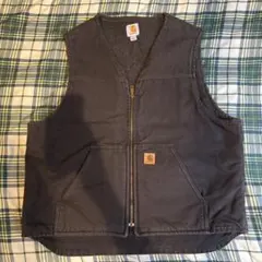 carhartt ダックベスト V02 MDT ネイビー L - メルカリ