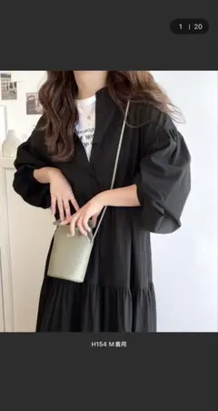 ブラック 長袖ワンピース L 黒 クラシカルエルフ classicalelf