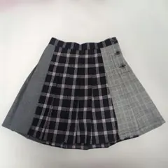 レピピアルマリオ チェック柄プリーツスカート Mサイズ