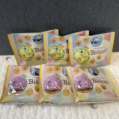 ディズニー　刺繍缶バッジ　未開封　ビスケット付き　6個セット　②