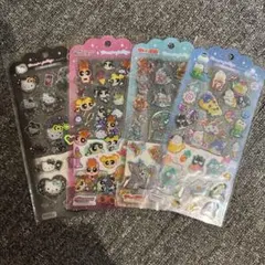 ドロップジュエリーシール パワパフ トムとジェリー はぴだんぶい ハローキティ