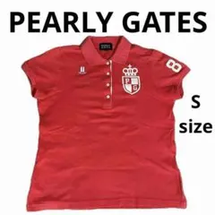 パーリーゲイツ 半袖ポ　　ゴルフシャツ　ポロシャツ　　レディース　S