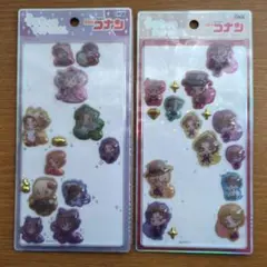 名探偵コナン　うるちゅるポップシール　2種　おすそ分け